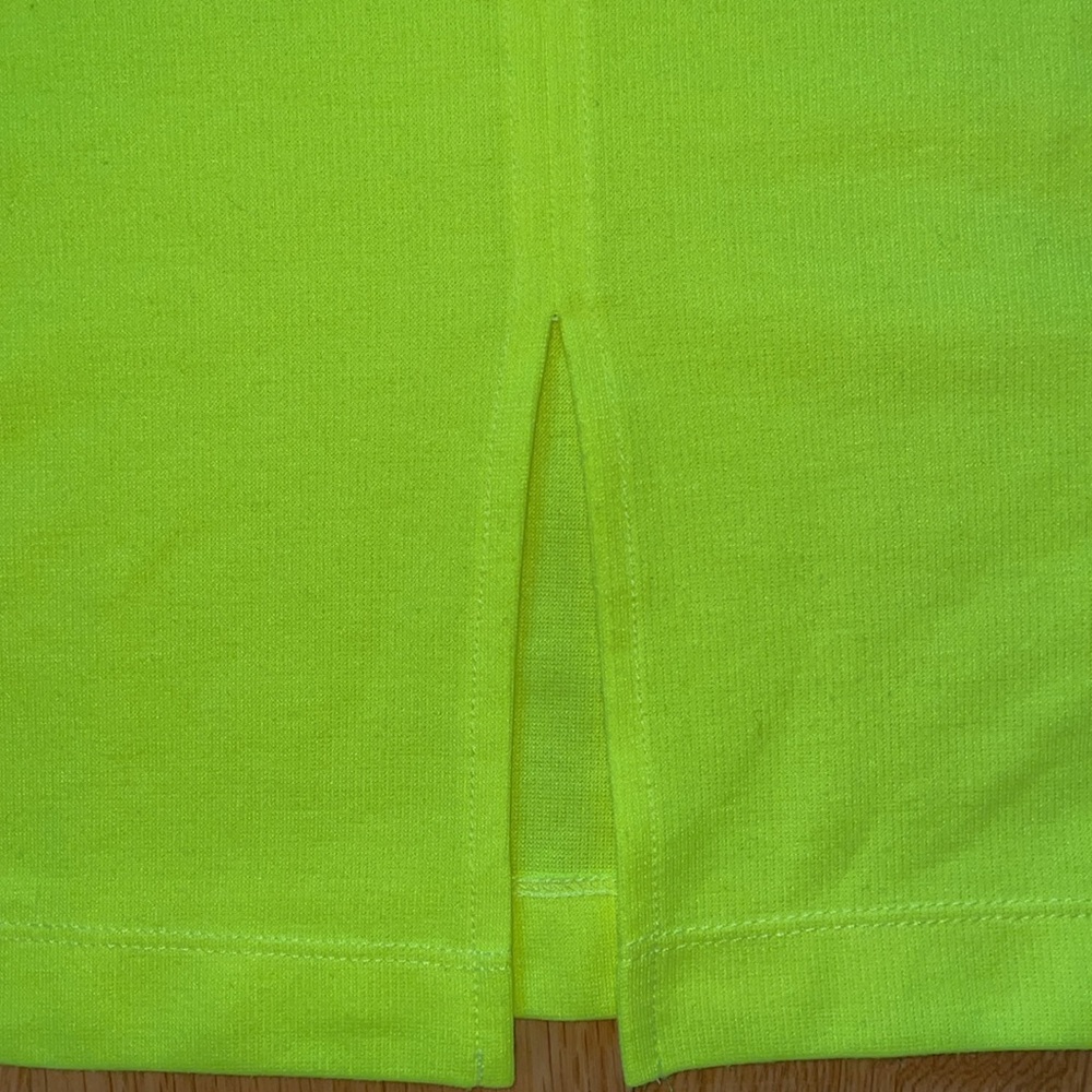 Zara Neon Yellow Bodycon Dress - Picture 4 of 4